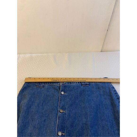 Blassport button denim blue Jean skirt plus size 18w #96157 - Picture 5 of 5
